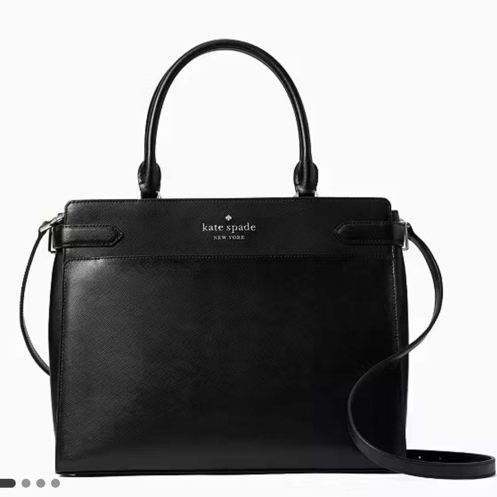 Kate Spade Staci large satchel color black NWT